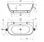 Ванна акрилова Ravak Freedom W 160x80 XC00100024 - мініатюра 3