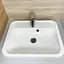 Умивальник врізний Adamant OPTION 550х430 Classic white-01 - мініатюра 4