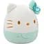 М'яка іграшка Squishmallows Hello Kitty Хеллоу Кітті у смарагдовому 20 см (SQSN00498) - мініатюра 2