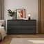 Комод Тіна Orange-Line 1600 Графіт 1600x400x773 - мініатюра 2