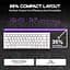 Игровая механическая проводная клавиатура Ajazz NK68 / Red Switch / 65% / RGB / White Lines - миниатюра 3