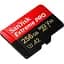 Карта памяти SanDisk 256 GB microSDXC UHS-I U3 Extreme Pro+SD Adapter (SDSQXCD-256G-GN6MA) - миниатюра 3