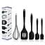 Набор кухонных принадлежностей kitchenWare 5 предметов, black - миниатюра 1