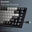 Клавіатура магнітна дротова GamePro Asgard Valhalla Max 75% USB Black (MK160B MAX) - мініатюра 6