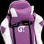 Геймерське дитяче крісло GT Racer біле з фіолетовим (X-5934-B Kids White/Violet) - мініатюра 10