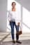 Джинси для вагітних slim fit під животик з лампасами Nicolle S Юла Мама Синій - мініатюра 1