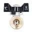 Кран кульовий Thermo Alliance Base 1/2" ВВ прямий, PN40, метелик SD602W15 - мініатюра 6