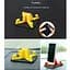 Автотримач Remax RM-C25 Desktop holder Yellow - мініатюра 3