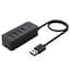 USB-хаб ORICO USB 3.0 4 порти (W5P-U3-030-BK-BP) - мініатюра 1