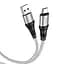 Кабель Hoco X50 Excellent charging data for Micro 2,4A/1 м Grey - миниатюра 1