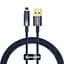 Кабель Baseus Explorer Series Auto Power-Off Cable USB to Lightning 2.4A 1m CATS000403 Blue - мініатюра 1