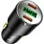 Автомобільний зарядний пристрій Hoco NZ6 PD45W USB-A+2хUSB-C Black (765185) [151276] - мініатюра 3
