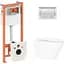 Набір Q-tap Nest 4 в 1 підвісний унітаз Swan Ultra Quiet 520x360x320 + комплект інсталяції QT16335180W48188 - мініатюра 1