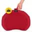 Подушка для йоги та медитації 4FIZJO Zafu напівкругла 40 x 30 x 12 см Red (P-5907739315496) - мініатюра 5
