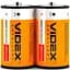 Батарейка Videx R20 (LR-20) D Shrink Super Hevy Duty - мініатюра 1