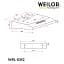 Витяжка плоска WEILOR WPL 5092 WH - мініатюра 9