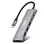 USB-хаб XON SmartHub 9 в 1 (HDMI, 3.5 Audio, SD/TF, 2xType-C, 3xUSB3.0) Сірий (UHCHP095300G 5245) - мініатюра 1