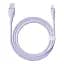 Кабель Baseus Pudding Series Fast Charging Cable USB to Lightning 2.4A 1.2m P10355700511-00 Purple - мініатюра 2