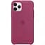 Чехол Silicone case AAA для Apple iPhone 11 Pro 5.8" Малиновый / Pomegranate - миниатюра 1