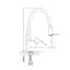 Змішувач для кухні Lidz Tani 008F3 із гнучким виливом (k40) LDTAN008F3GCR39507 Grey / Chrome - мініатюра 2