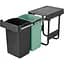 Бак для мусора Brabantia Brabantia Sort&Go 30 л темно-серый+зеленый 2шт (232527) - миниатюра 1
