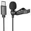 Микрофон петличный Borofone BFK11 Elegant lavalier Type-C (2m) - миниатюра 1
