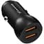 Зарядное устройство Grand-X car 12-24V Black 2USB 5V/2.4A (CH-26/CH-26B) - миниатюра 1