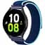 Ремінець для Samsung Galaxy Watch 4 40mm - синьо-жовтогарячий ширина кріплення 20мм нейлоновий Watchbands NormalCloth (W45-8WB75296513) - мініатюра 1
