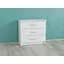 Комод Forte Milton на 3 ящика 710x680x350 мм Белый (id27-0000-89-white) - миниатюра 1