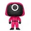 Фигурка Фанко Поп Игра в Кальмара Рабочий в маске Funko Pop Squid Game Masked Worker 10 см TV SG MW 1226 - миниатюра 2