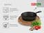 Сковорода Brizoll Horeca чугунная с ручкой и подставкой 18 см (H1830R-DK) - миниатюра 5