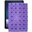 Чехол StatusCASE из экокожи для планшета Oukitel RT1 Фиолетовый ромб - миниатюра 1