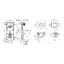Комплект 4 в 1: Инсталляция Grohe Rapid SL 3 в 1 38772001 + Унитаз безободочный Kroner Harz WHI523632 RIMLESS с сиденьем Slim Duroplast / Soft-close / Quick relase KH523632WHIR (3877200 - миниатюра 2