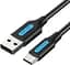 Кабель Vention USB to Type-C 3A Quick Charge 0.5 м Black (COKBD) - мініатюра 1