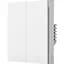 Умный выключатель Aqara Smart Wall Switch H1 White (с нейтралью, 2 клавиши) (WS-EUK04) Global EU [71972] - миниатюра 1