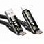 Дата кабель Hoco U143 Joy 4in1 USB to Lightning/Type-C to Type-C 240W (1.2m) - миниатюра 5