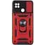 Чехол Ummi Camshield Serge Ring для Xiaomi Redmi 9C / Redmi 10A Красный / Red - миниатюра 1