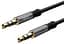 Кабель XO NB121 1m Audio Cable Black - миниатюра 1