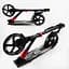 Самокат Best Scooter 57х14х88-98 см Черно-красный 000231598 - миниатюра 3