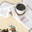 Набір махрових серветок Ideia Coffee makes everything better, 50х30 см, 2 шт., білий з молоком (8-07260) - мініатюра 3