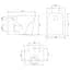 Унитаз Omnires Boston 53x36 rimless подвесной сиденье дюропласт white gloss BOSTONMWBP, Белый - миниатюра 4