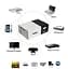 Проектор XON SmartView CY200 320x240P, 600Lm (XVAA0302BW 1691) Чорний/Білий - мініатюра 8