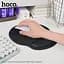Килимок для миши Hoco GM30 Polar Fox mouse pad with wrist support Чорний - мініатюра 3