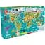 Пазл-игра Hape Карта мира 100 элементов (E1626) - миниатюра 1