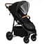Прогулянкова коляска Lionelo Natt Black Onyx, чорний (LO-NATT BLACK ONYX) - мініатюра 1