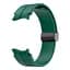 Браслет для Samsung Galaxy Watch 6 Classic 43mm 6 Classic 47mm - темно-зеленый ширина крепления 20мм силикон Watchbands Cls-black (W33-143242342) - миниатюра 4