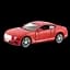 Машинка Uni-fortune Bentley Continental GT 2018, 1:39, матовий червоний (554043M(A)) - мініатюра 1