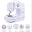 Швейная машинка мини с адаптером 220В и педалью белая Yasm 505 12 в 1 Sewing Machine - миниатюра 2