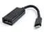 Перехідник Cablexpert USB3.1 Type C - DisplayPort, 0.15 м, Black (A-CM-DPF-01) - мініатюра 1