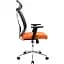 Офисное кресло GT Racer X-W80, черно-оранжевое (X-W80 Black/Orange) - миниатюра 3